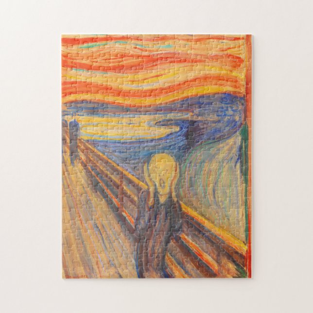 The Scream by Edvard Munch Jigsaw Puzzle (Vertical)