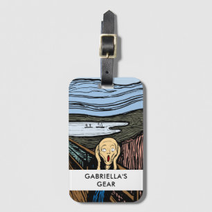 The Scream by Edvard Munch Luggage Tag