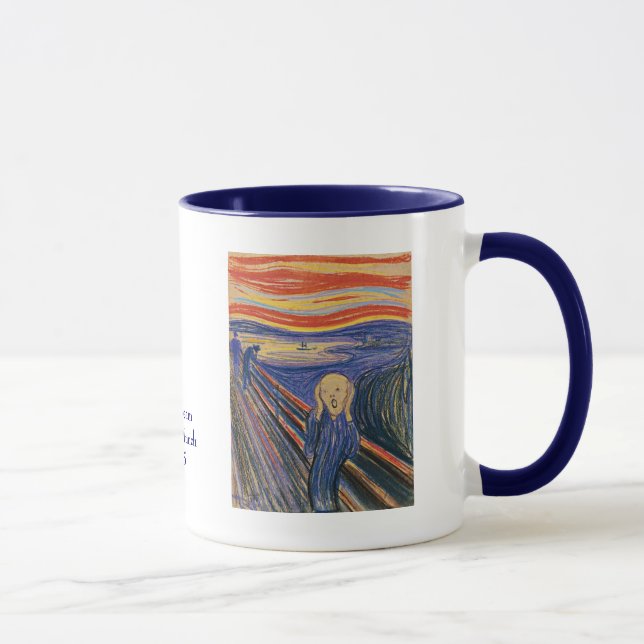 The Scream by Edvard Munch Mug (Right)