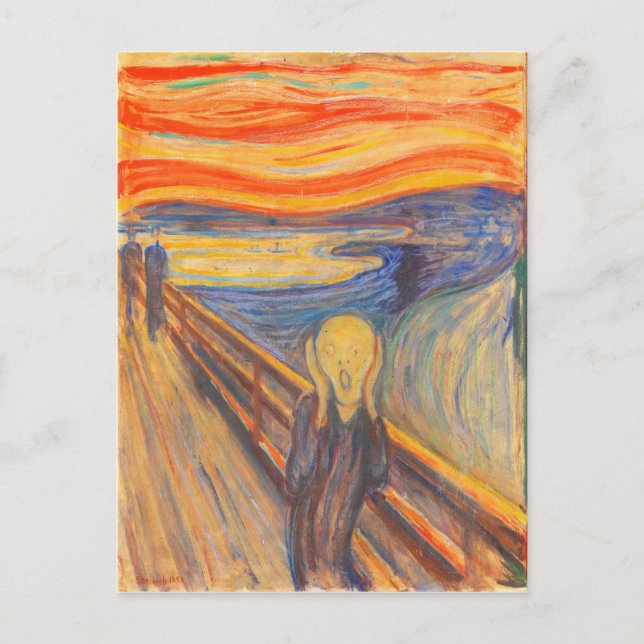 The Scream by Edvard Munch Postcard (Front)