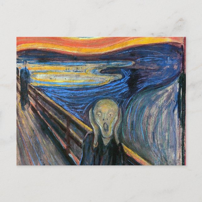 The Scream by Edvard Munch Postcard (Front)