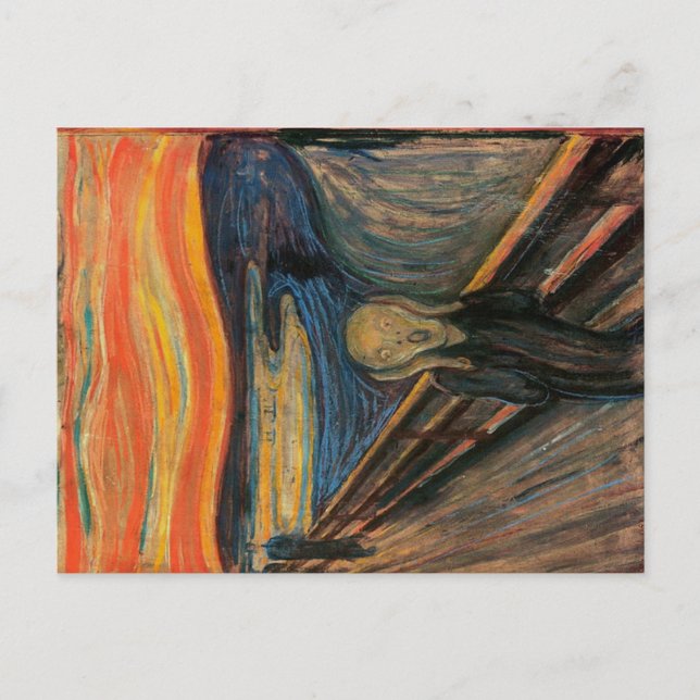 The Scream by Edvard Munch Postcard (Front)
