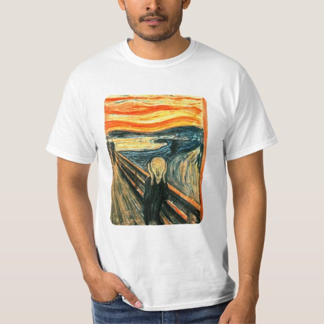 The Scream by Edvard Munch T-Shirt (Front)
