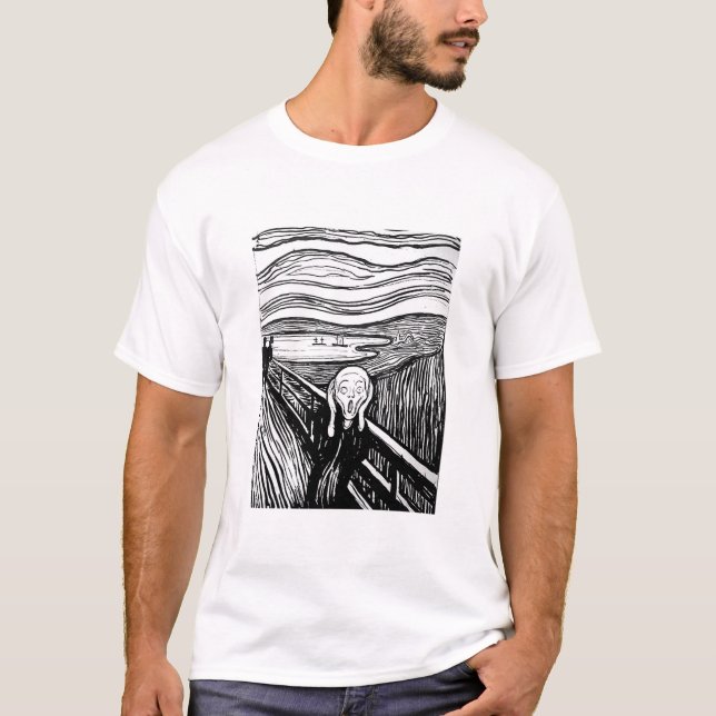 The Scream by Edvard Munch T-Shirt (Front)