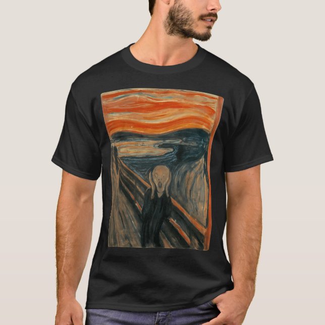 The Scream By Edvard Munch T-Shirt (Front)