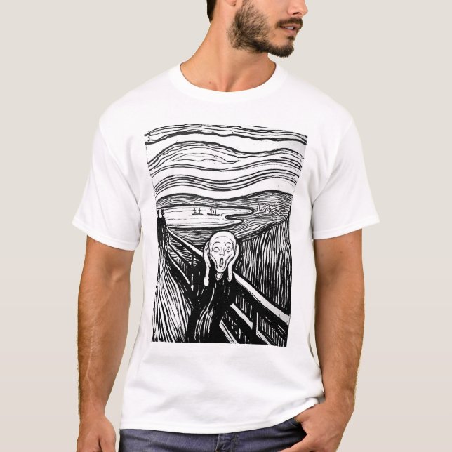 The Scream by Edvard Munch T-Shirt (Front)