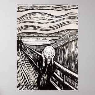 The Scream by Edward Munch Poster
