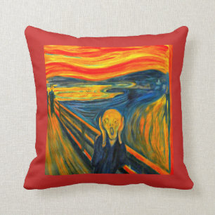 The Scream by Munch, Fine Art Cushion