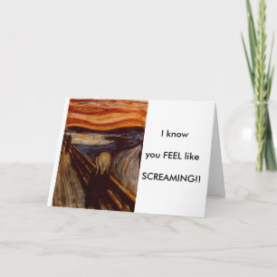 The Scream Card