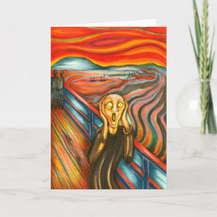 'The Scream' card