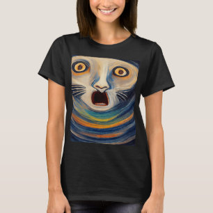 The Scream Cat Version Cute Cat 1 T-Shirt