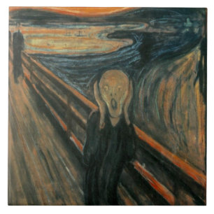 The Scream Ceramic Tile