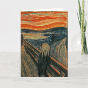 The Scream - Edvard Munch Card
