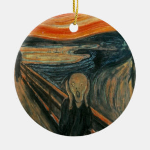 The Scream - Edvard Munch Ceramic Tree Decoration