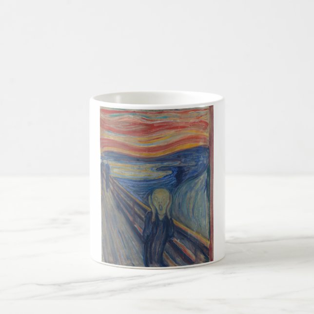 The Scream, Edvard Munch Coffee Mug (Center)