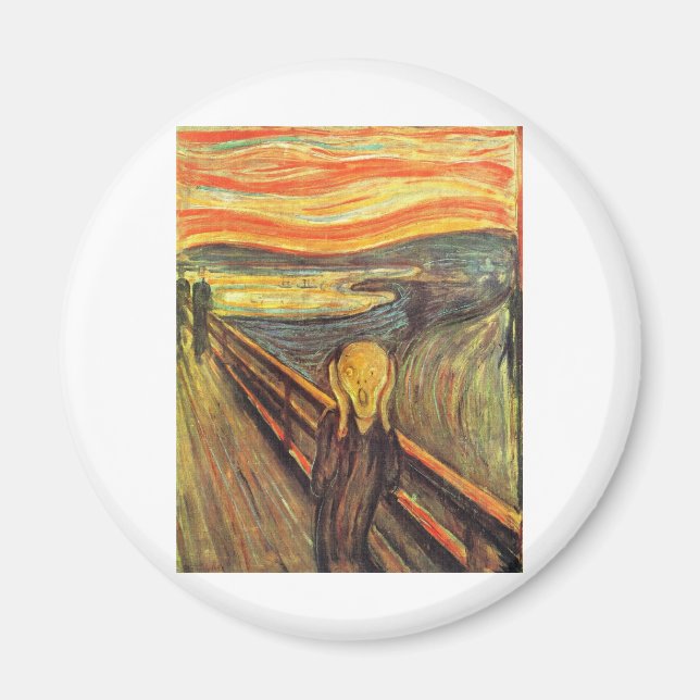 The Scream - Edvard Munch Magnet (Front)