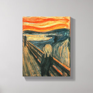 The Scream Edvard Munch Modern Expressionist Art Canvas Print