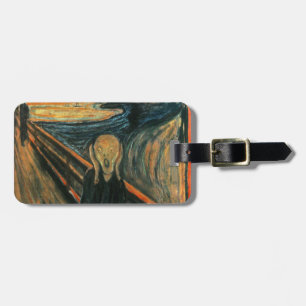The Scream Edvard Munch Modern Expressionist Art Luggage Tag