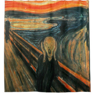 The Scream Edvard Munch Modern Expressionist Art Shower Curtain