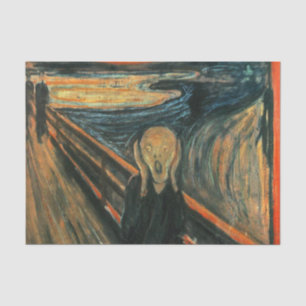 The Scream Edvard Munch Modern Expressionist Art Tissue Paper