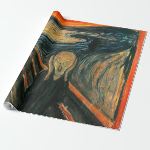 The Scream Edvard Munch Modern Expressionist Art Wrapping Paper