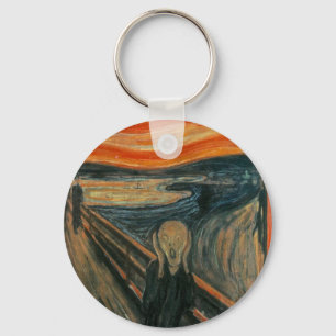The Scream - Edvard Munch. Painting Artwork. Key Ring