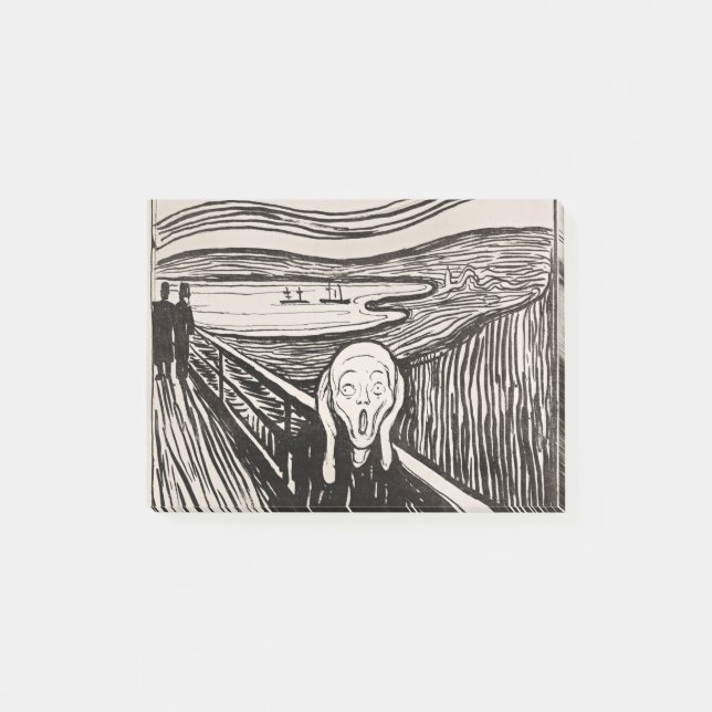 The Scream Edvard Munch Post-it Notes (Front)