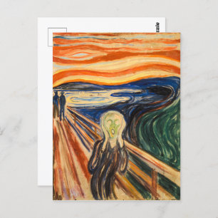 The Scream   Edvard Munch   Postcard