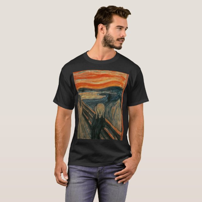The Scream - Edvard Munch T-Shirt (Front Full)