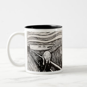 The Scream Edvard Munch Two-Tone Coffee Mug