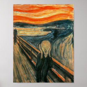 The Scream Edward Munch Screaming Poster