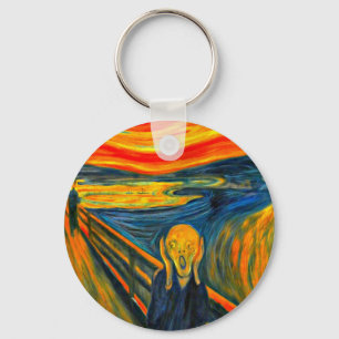 The Scream, Fine Art by Munch, Key Ring