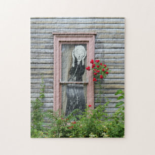 The Scream in a Window (11 x 14) Jigsaw Puzzle