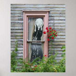 The Scream in a Window Poster