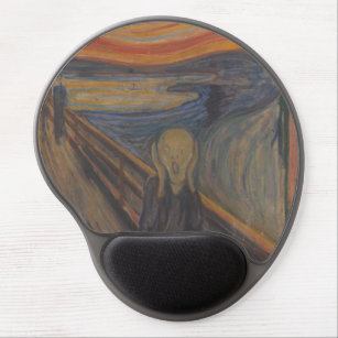 The Scream of Horror by Edvard Munch 1893 Gel Mouse Pad