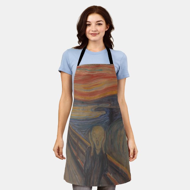 The Scream of Nature by Edvard Munch 1893 Apron (Worn)