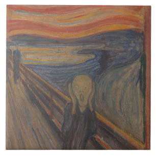 The Scream of Nature by Edvard Munch 1893 Ceramic Tile