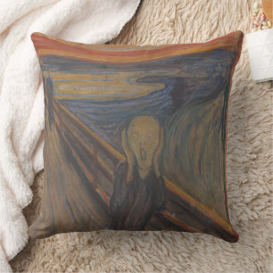 The Scream of Nature by Edvard Munch 1893 Cushion