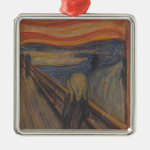 The Scream of Nature by Edvard Munch 1893 Metal Ornament