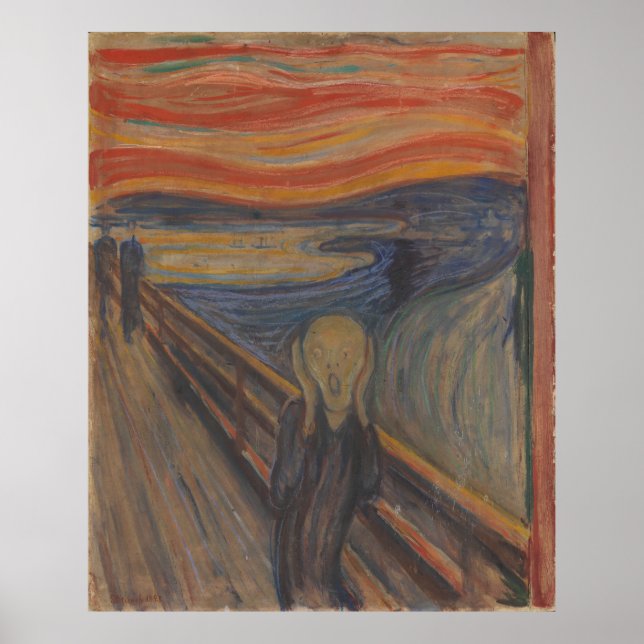 The Scream of Nature by Edvard Munch 1893 Poster (Front)