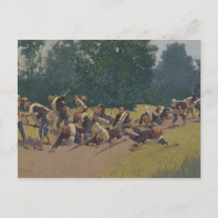 The Scream of Shrapnel at San Juan Hill Postcard