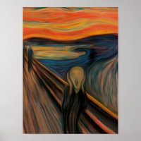 The scream painting