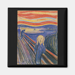 The Scream (pastel 1895) High Quality Magnet