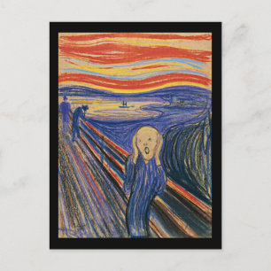 The Scream (pastel 1895) High Quality Postcard