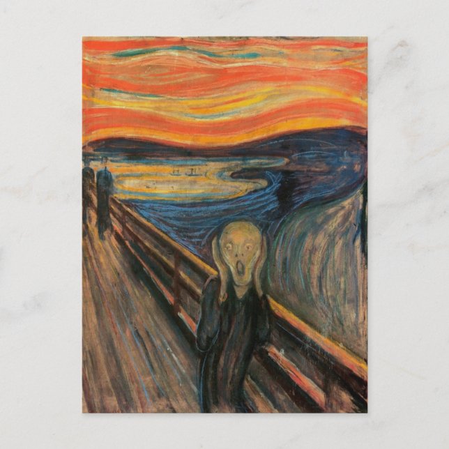 The Scream Postcard (Front)