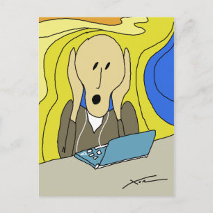 The Scream Postcard