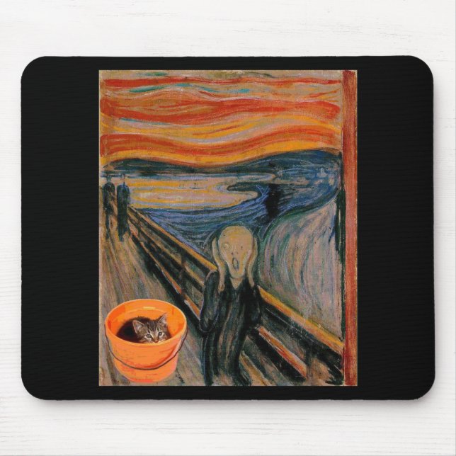 "The Scream" re-visited Mouse Pad (Front)