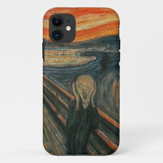 The Scream (Textured) by Edvard Munch iPhone 11 Case