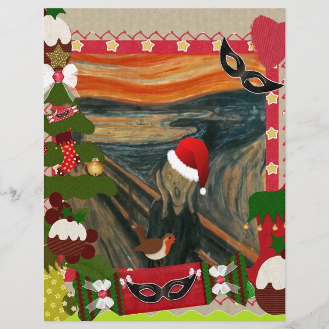 the scream ugly christmas custom letterhead (Front)