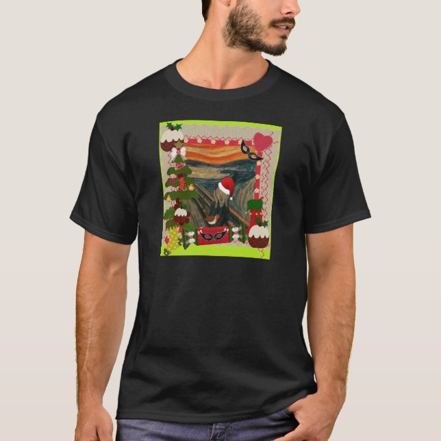 the scream ugly christmas T-Shirt (Front)
